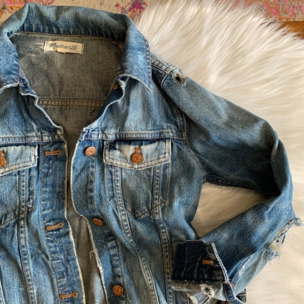 Madewell Distressed Jean Jacket